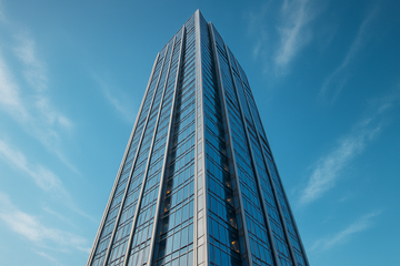 A high-rise building