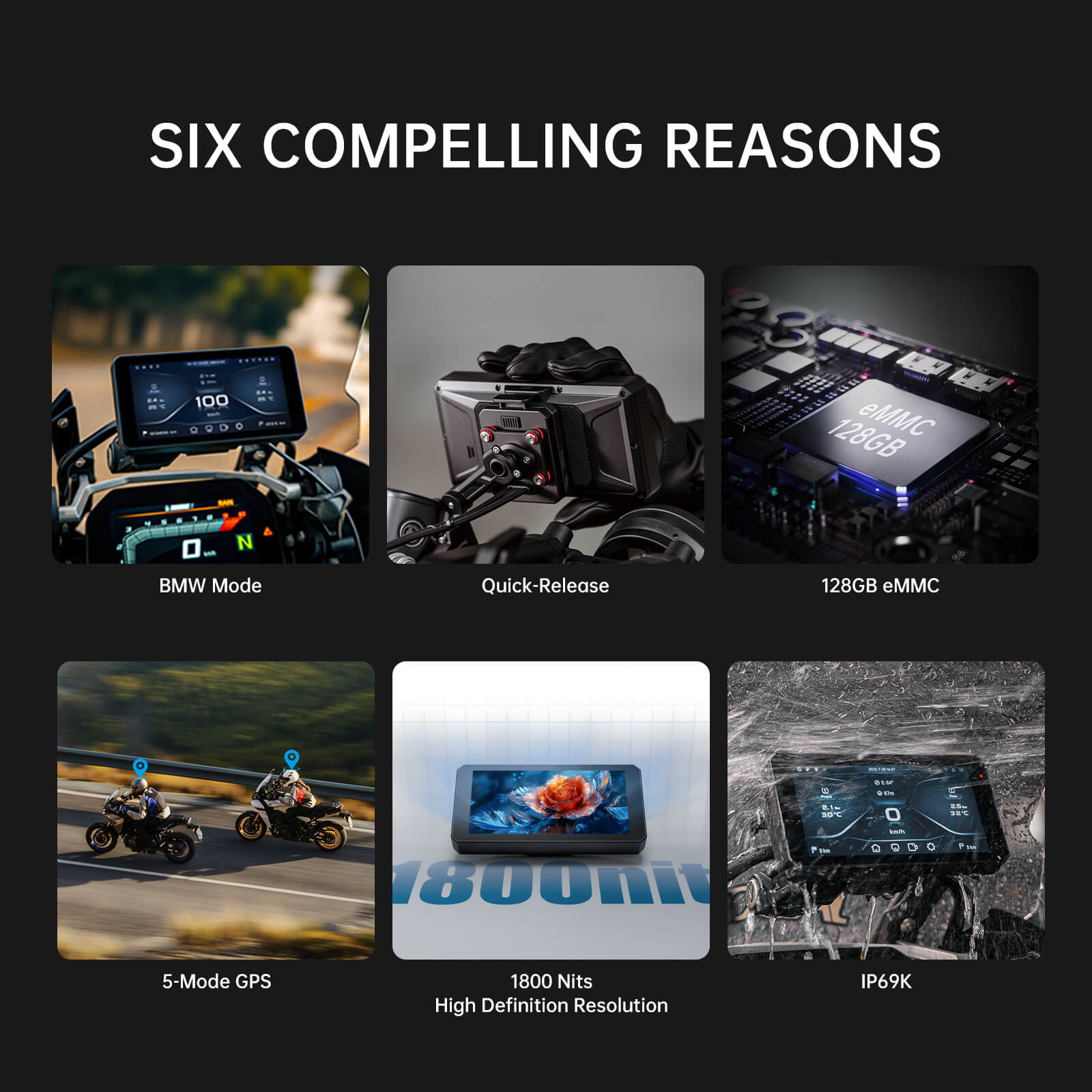 JADO S6 Motorcycle Riding System